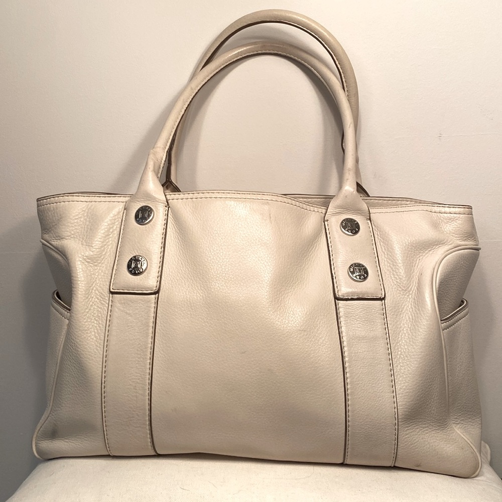 MICHAEL Michael Kors White Satchel Bag